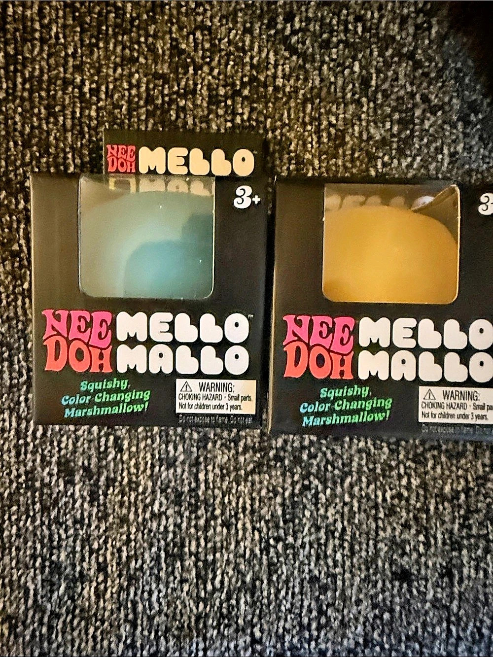 NeeDoh Squisy Color Changing Marshmallow Color-Changing Marshmallow 2-Pack NWT